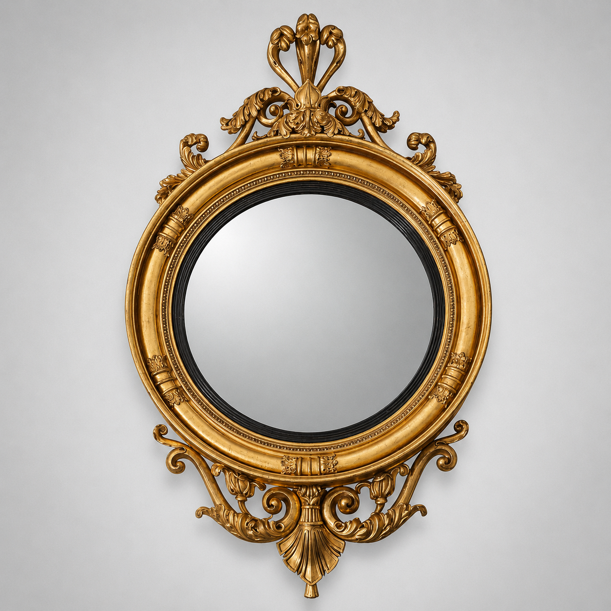 English Regency Bull’s-Eye Mirror