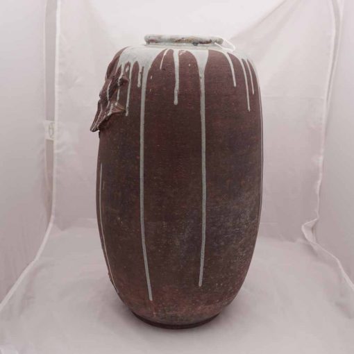 Japanese art vase rear