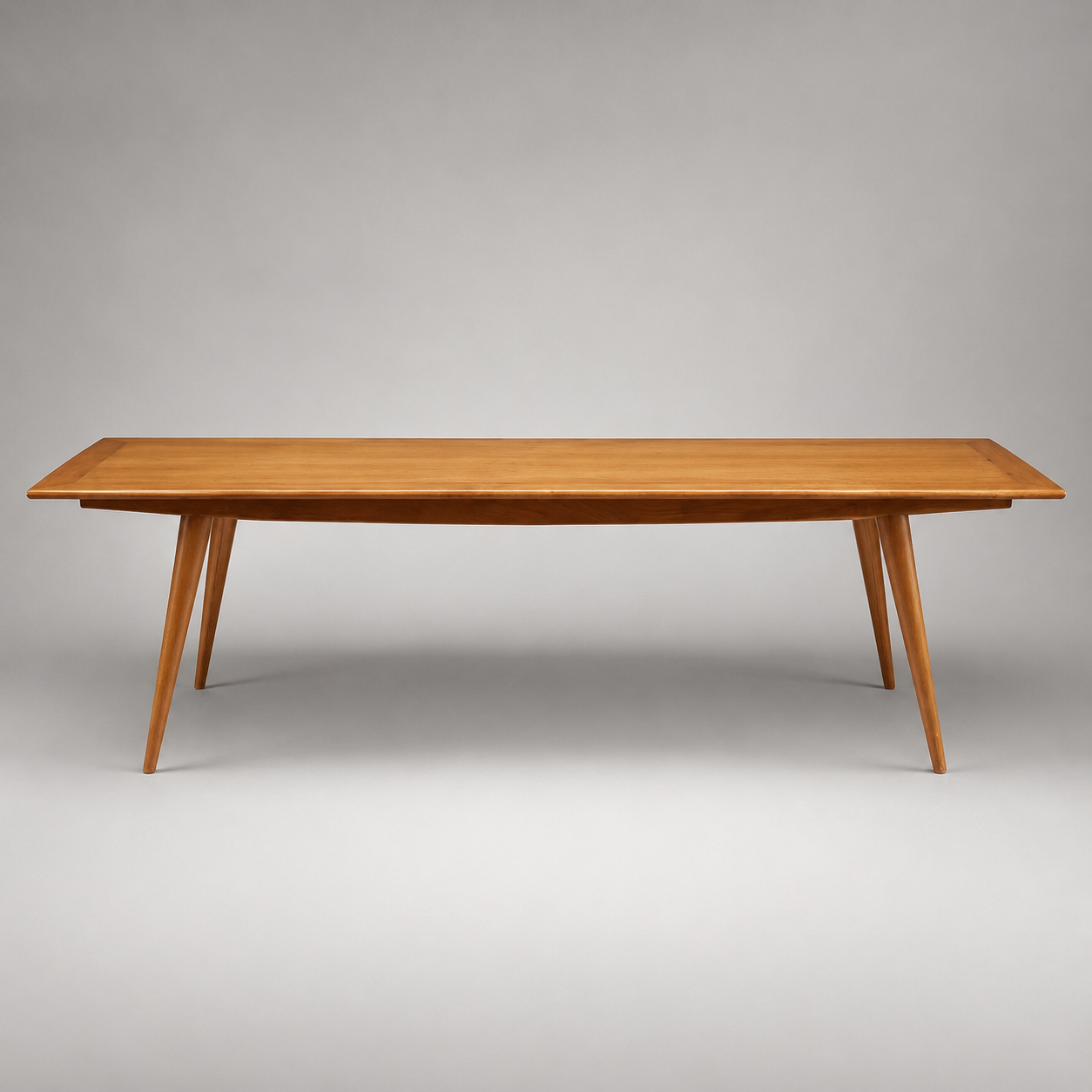 Vintage Fruitwood Custom Dining Table