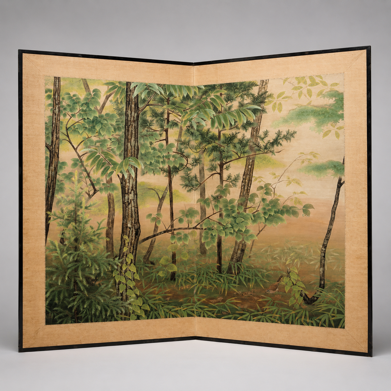 Antique Japanese Paper Screen