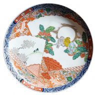 imari charger with birds