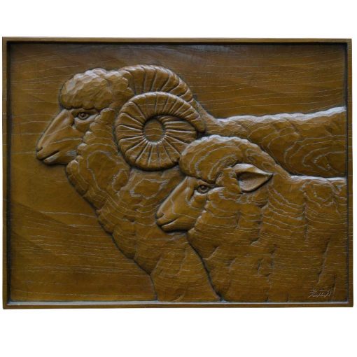 carved zodiac panels ram