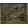 carved zodiac panels tiger