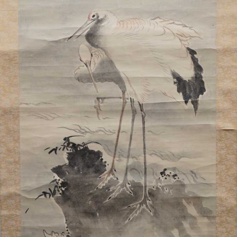 Crane Scroll | Taisho | Sutter Antiques | Hudson, NY