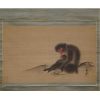 Monkey scroll with insects