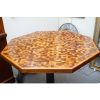Checkerboard antique table