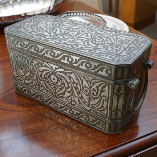 silver bronze betel box 2