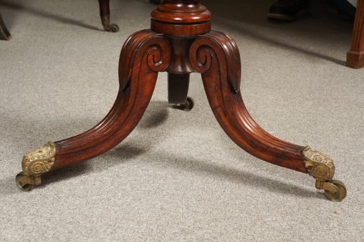 Rosewood table leg detail