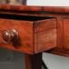 Regency sofa table detail of drawer open