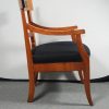 Walnut armchairs profile