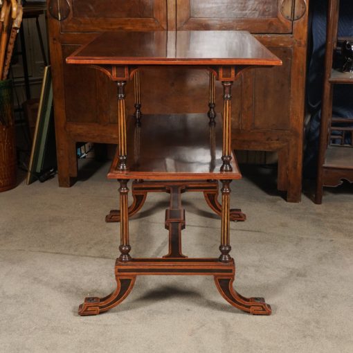 Rosewood etagere side view