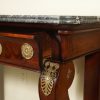French console drawer detail