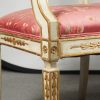 Giltwood settee front detail