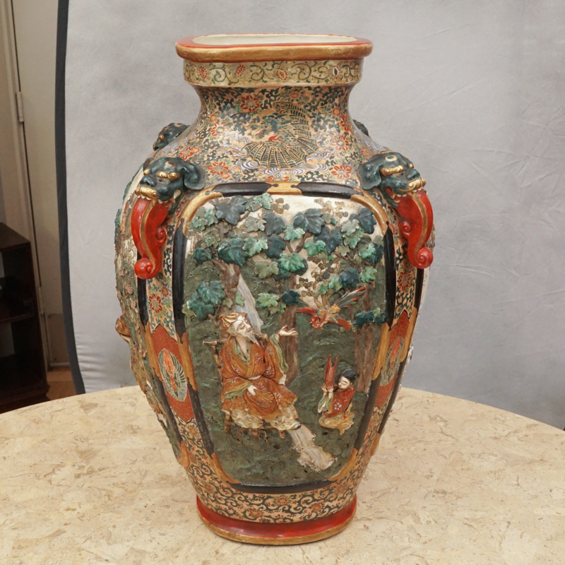 Japanese vase, 19th-century, Sutter Antiques