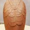Wood Carved Hawk detail