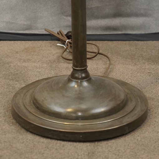 Patinated brass lamp base