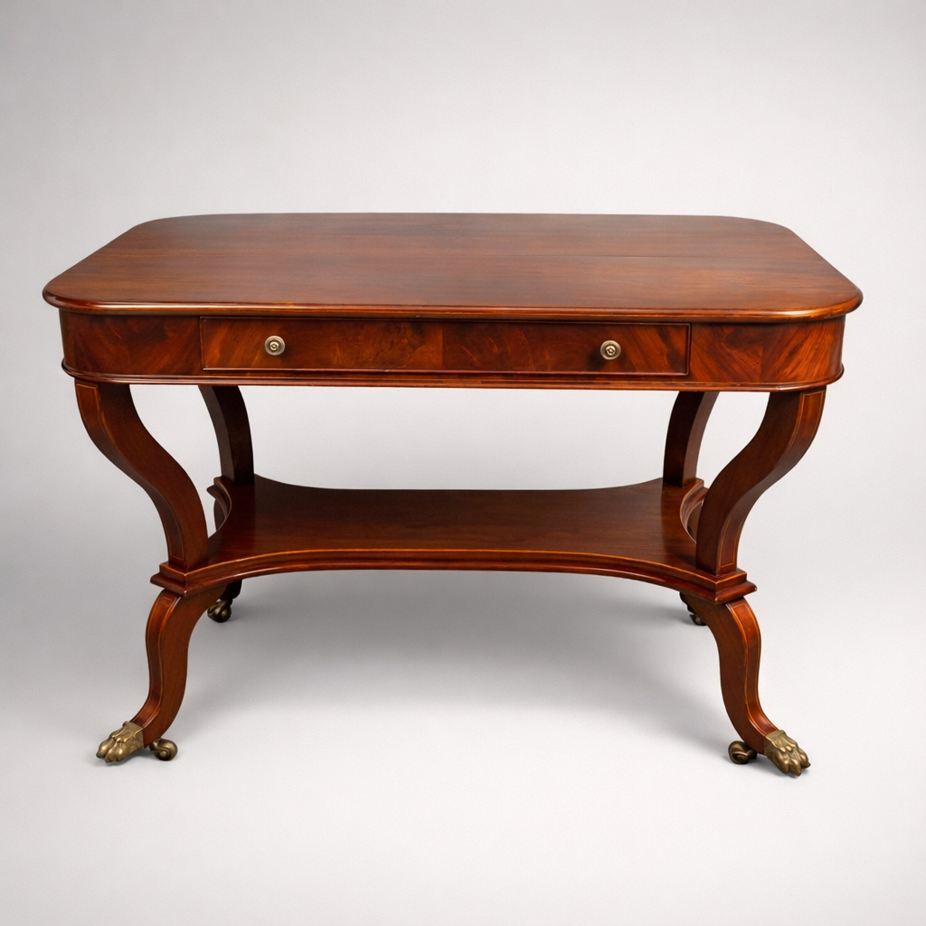 Biedermeier Sofa Table in Mahogany