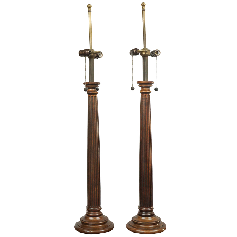 Fluted Column Lamps