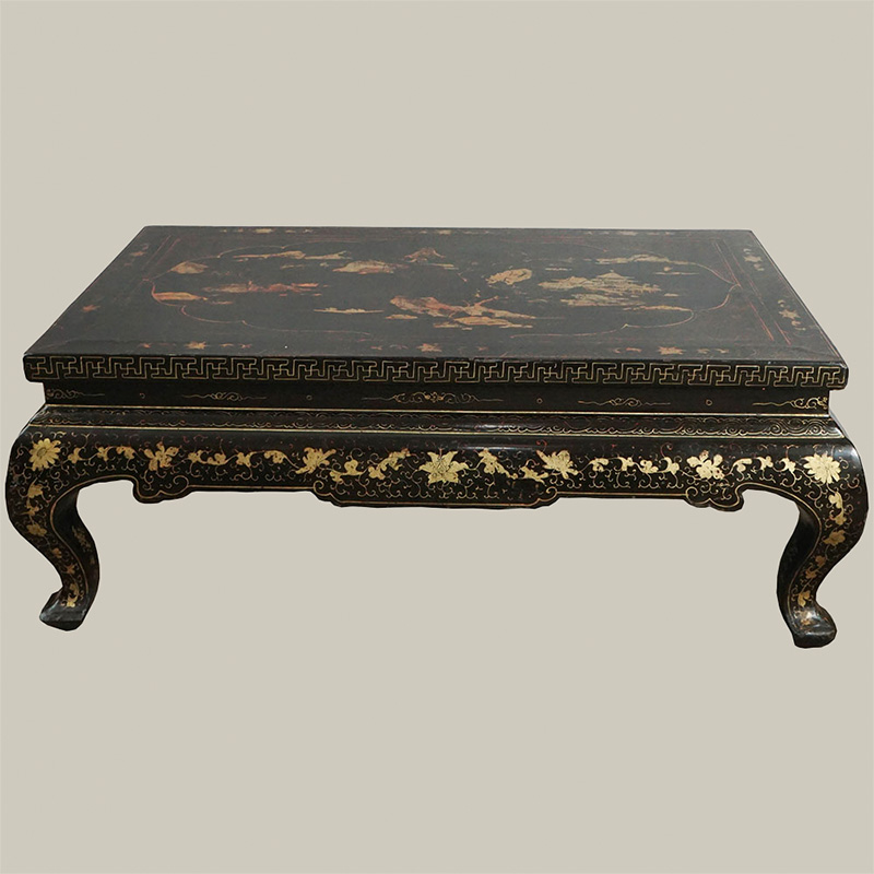 Chinese lacquer tea table