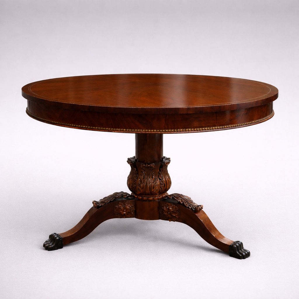 Scandinavian Mahogany Center Table