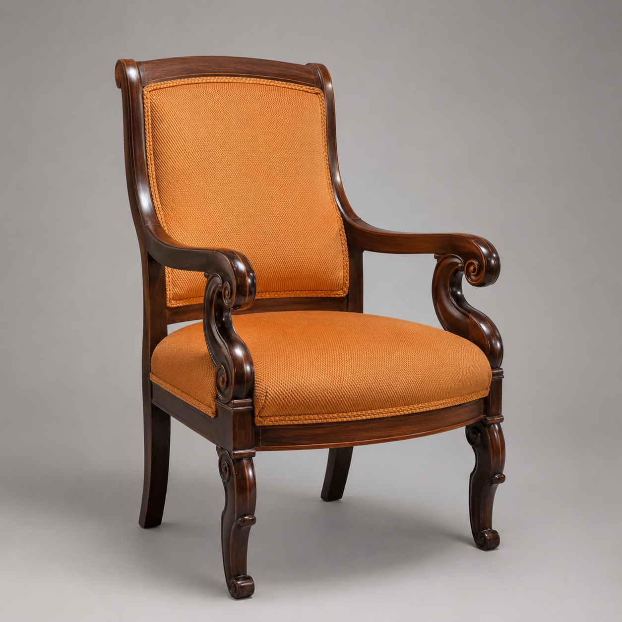 French Charles X Restoration Style Fauteuil