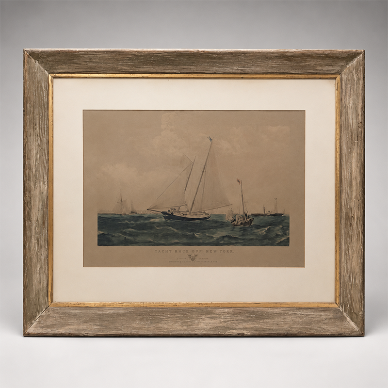 Frederic Schiller Cozzens Style Yachting Print