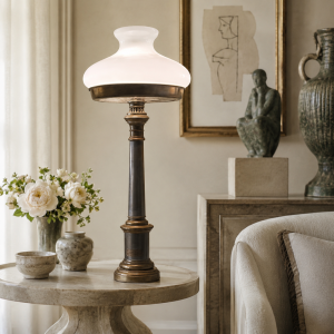 French Napoleon III Oil Lamp